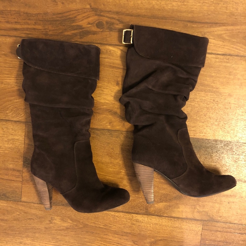 Steve Madden High Heeled Suede Boots